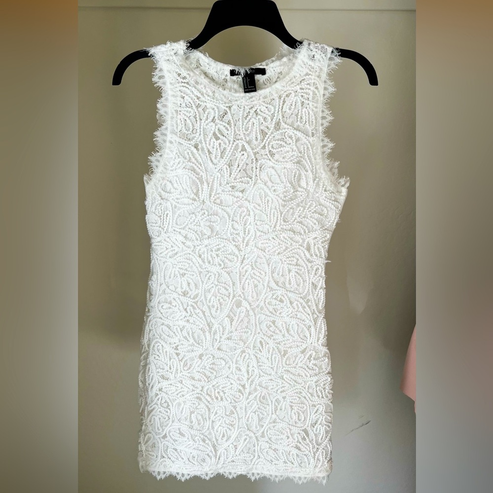 F21 white Mini Dress